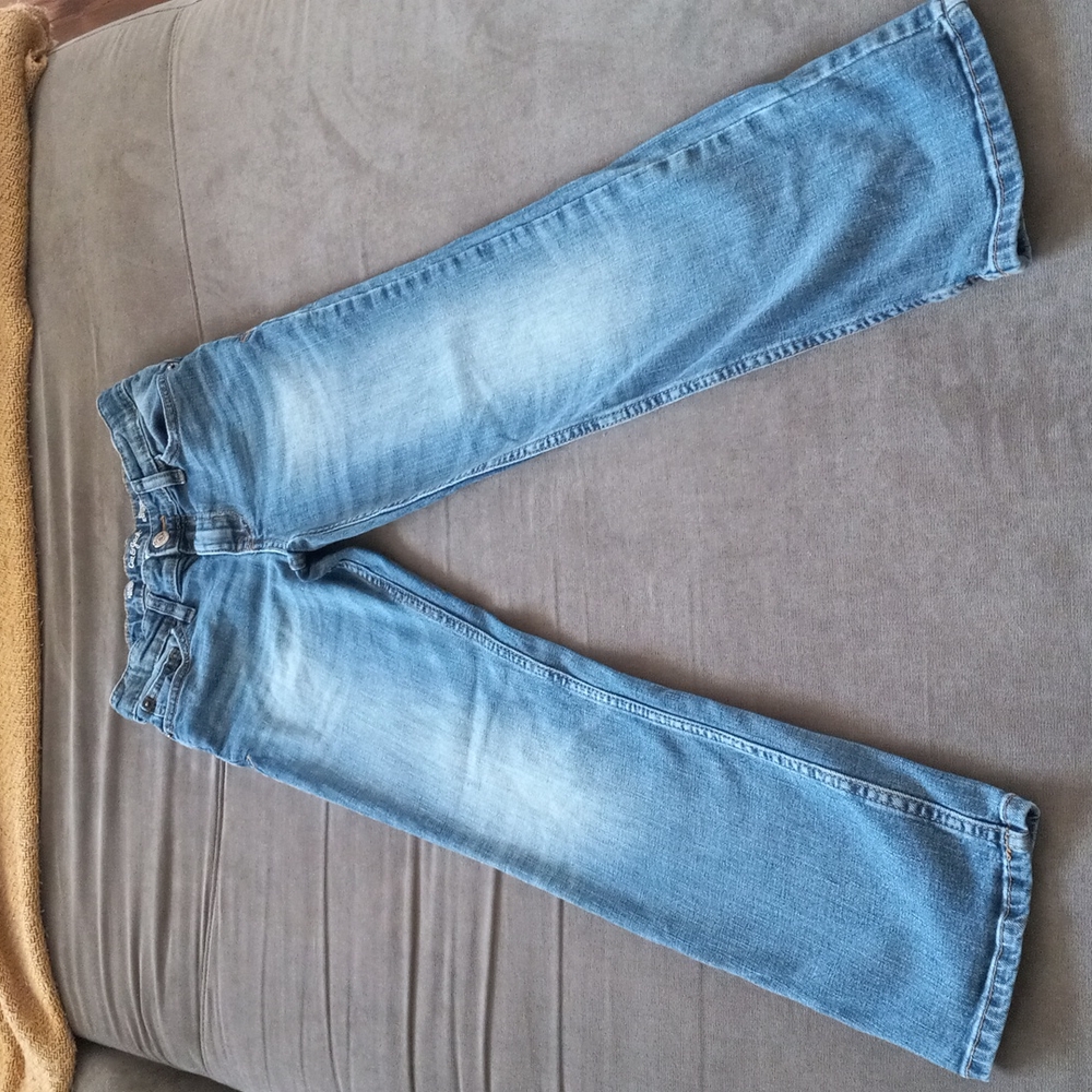 Boys size 12 straight stretch jeans